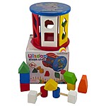 Cilindru sortator de forme geometrice, din lemn - imagine 3
