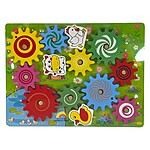 Joc de tip puzzle 3D roți zimțate, model cu animale de la fermă - imagine 2
