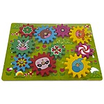 Joc de tip puzzle 3D roți zimțate, model cu animale sălbatice - imagine 3