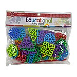 Set de construcție STEM din plastic - Educational building blocks, Geometric Snowflakes