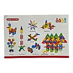 Set de construcție STEM din plastic - Educational building blocks, Geometric Snowflakes - imagine 3
