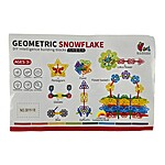 Set de construcție STEM din plastic - Educational building blocks, Geometric Snowflakes - imagine 5