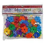 Set de construcție STEM din plastic - Educational building blocks, Snowflakes