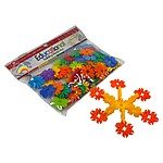 Set de construcție STEM din plastic - Educational building blocks, Snowflakes - imagine 3