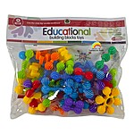 Set de construcție STEM din plastic - Educational building blocks, Magic Beans