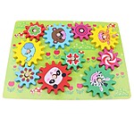Joc de tip puzzle 3D roți zimțate, model cu animale sălbatice