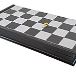 Joc de societate magnetic 3 în 1: Șah, Table și Dame, 62 piese, 32 cm - imagine 4